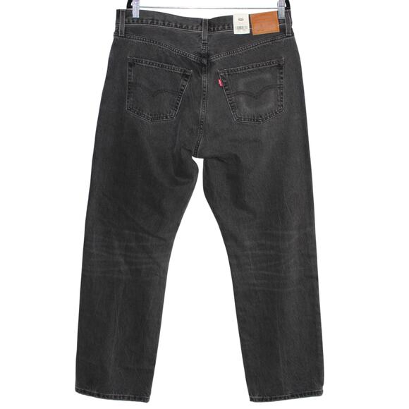 Levi's Premium 501 '90s Loose Straight Leg Jeans Black Size 34 x 30 - Picture 6 of 7